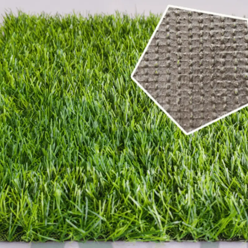 网格布二次背胶三色春草3cm特密